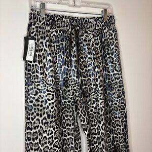 BALBOA NEW Born to be Bold Animal Print Pant Womens M Pull On Drawstring